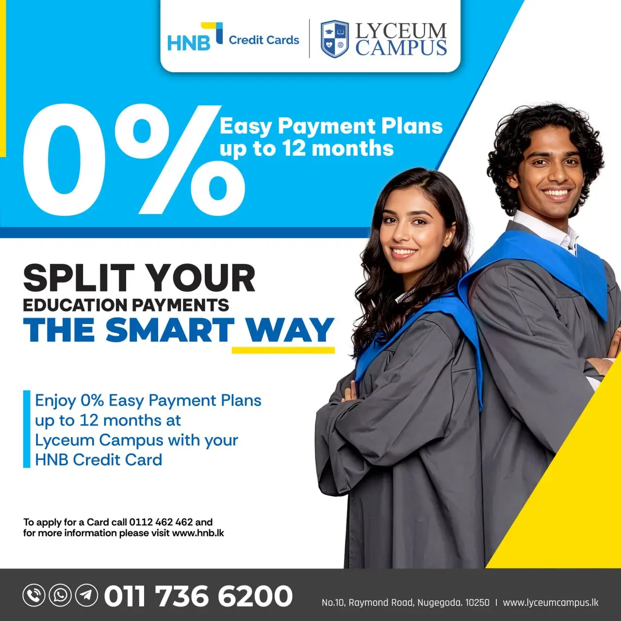 HNB Credit Card Offers — Lyceum Campus
