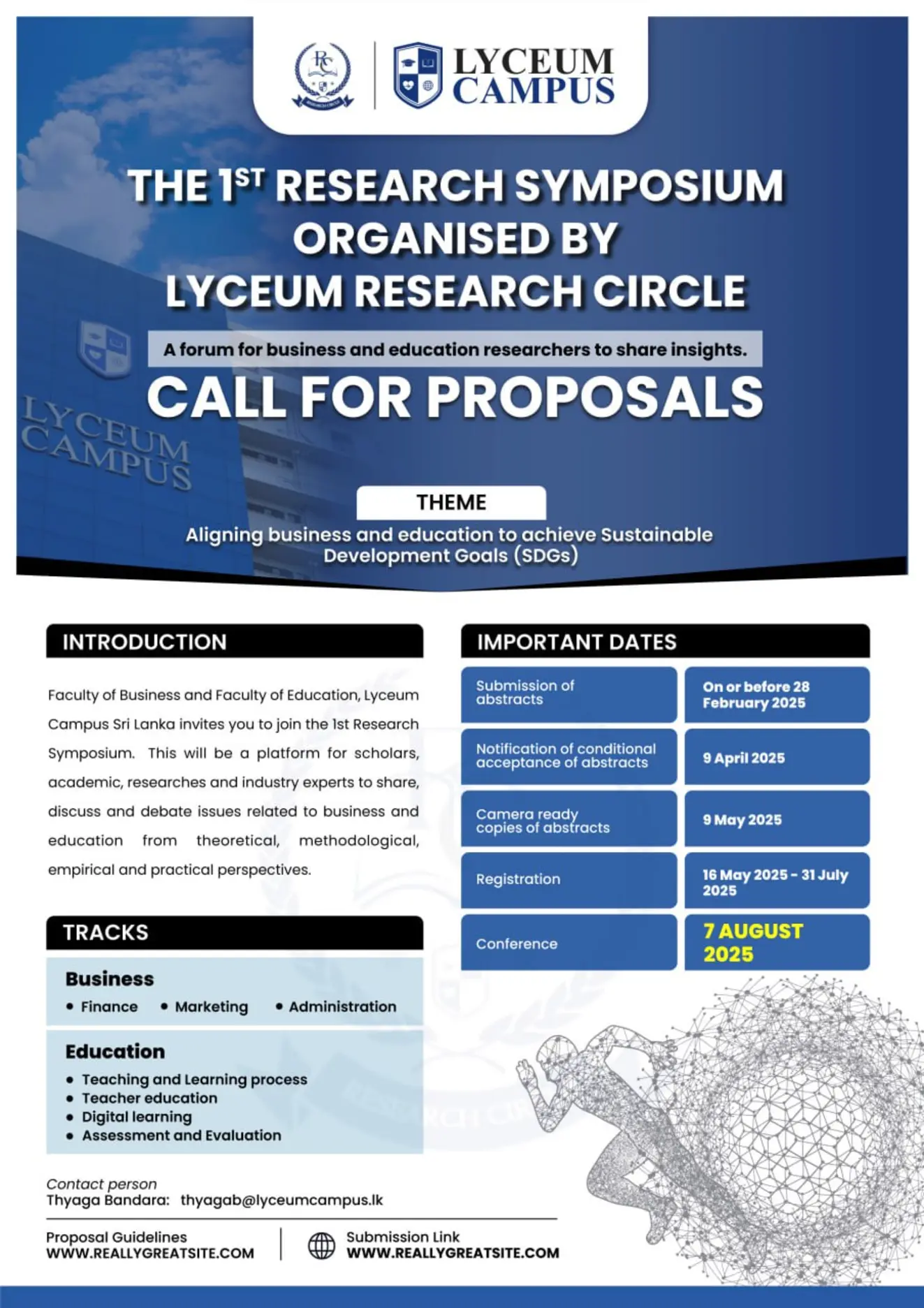 Research Circle Research symporsium 2025 | Lyceum Campus